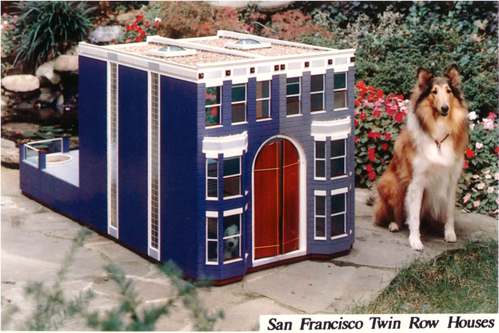 San Francisco Twin Row Houses architectural pet home